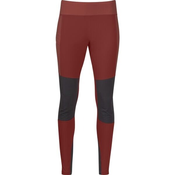 Bergans FL?YEN OUTDOOR TIGHTS WOMEN Běžecké kalhoty, červená, velikost