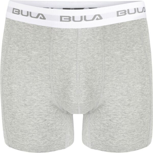 Bula SOLID BOXER Pánské boxerky, šedá, velikost