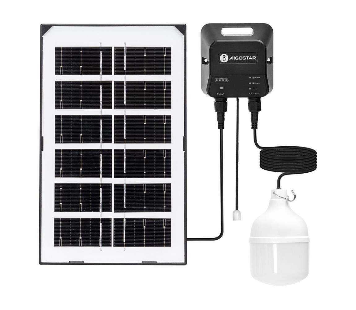 B.V.  - LED Solární lustr LED/35W/12V 3000 mAh 6500K pr. 10 cm