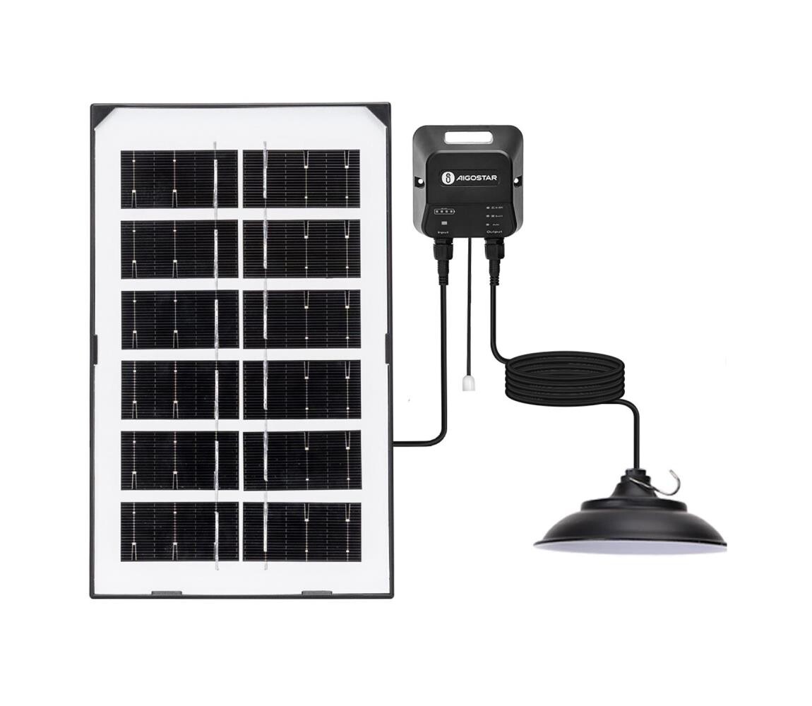 B.V.  - LED Solární lustr LED/35W/12V 3000 mAh 6500K pr. 15 cm