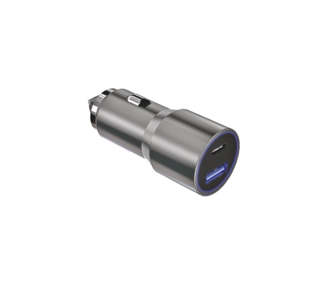 Winner Group Winner Group - Nabíječka do auta 1xUSB-C + 1xUSB-A Power Delivery 58,5W stříbrná