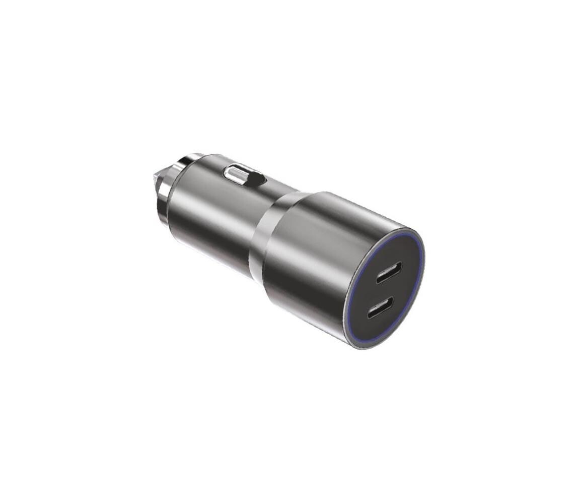 Winner Group Winner Group - Nabíječka do auta 2xUSB-C Power Delivery 60W stříbrná
