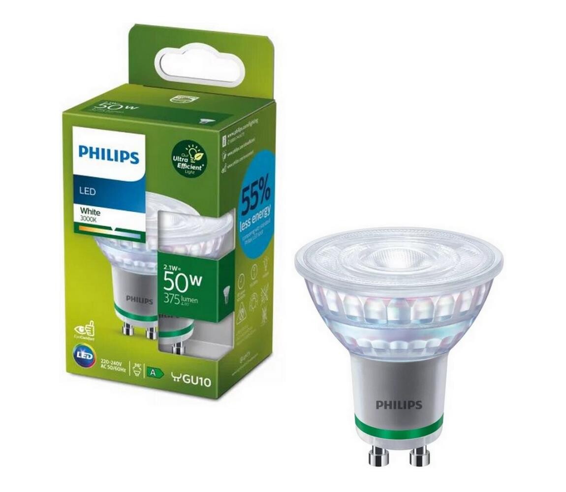 Philips LED Žárovka Philips PAR16 GU10/2,1W/230V 3000K