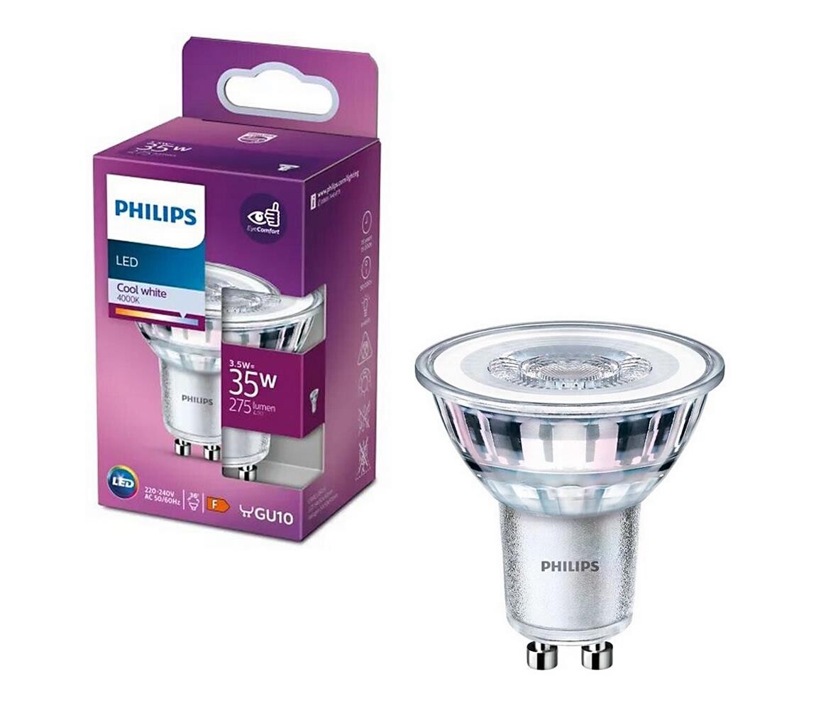 Philips LED Žárovka Philips PAR16 GU10/3,5W/230V 4000K