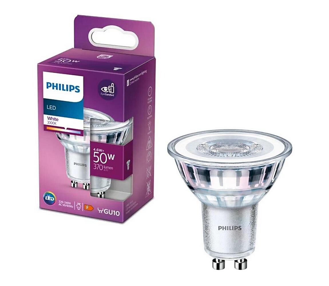 Philips LED Žárovka Philips PAR16 GU10/4,6W/230V 3000K