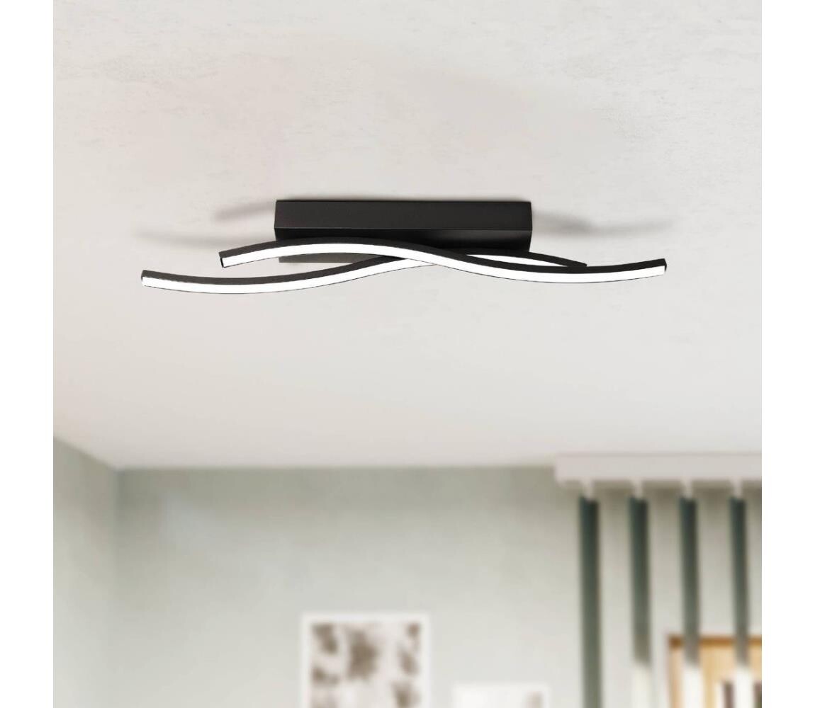 Eglo Eglo 31226 - LED Stropní svítidlo ALBORAYA LED/10,8W/230V 3000K černá