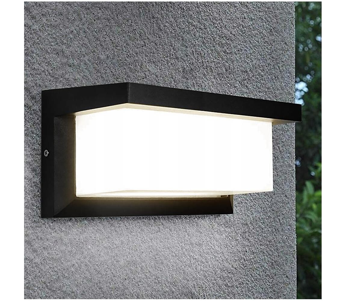 Venkovní nástěnné svítidlo NEELY 1xE27/12W/230V IP54 černá