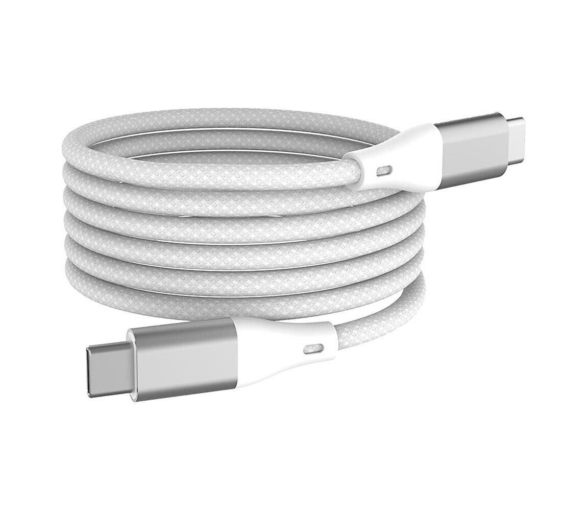 Winner Group Winner Group - Magnetický USB kabel USB-C / USB-C 60W 1m bílá