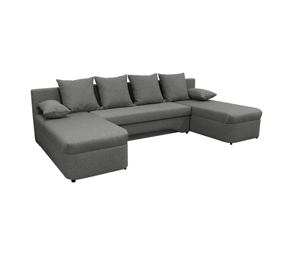 Filex Univerz. rozklád. rohová sedací souprava s úlož. prostorem do U ALMEIDA antracit