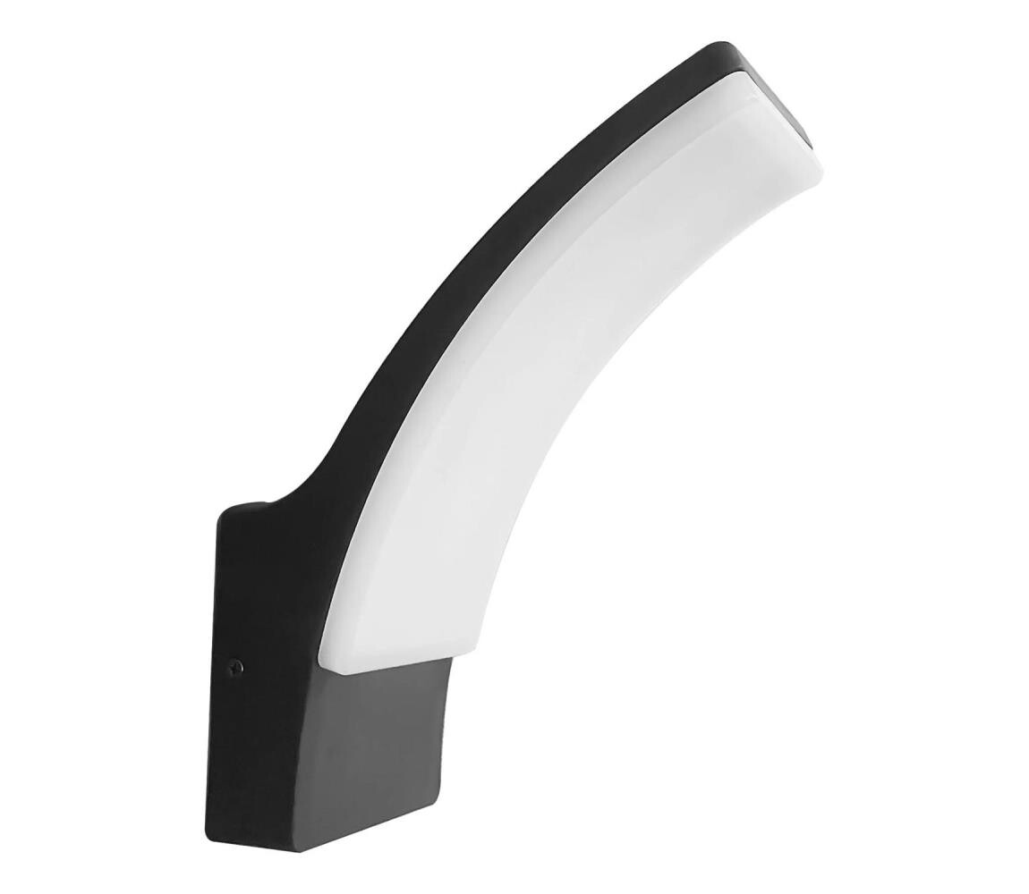 LED Venkovní nástěnné svítidlo AMY LED/12W/230V IP44 černá