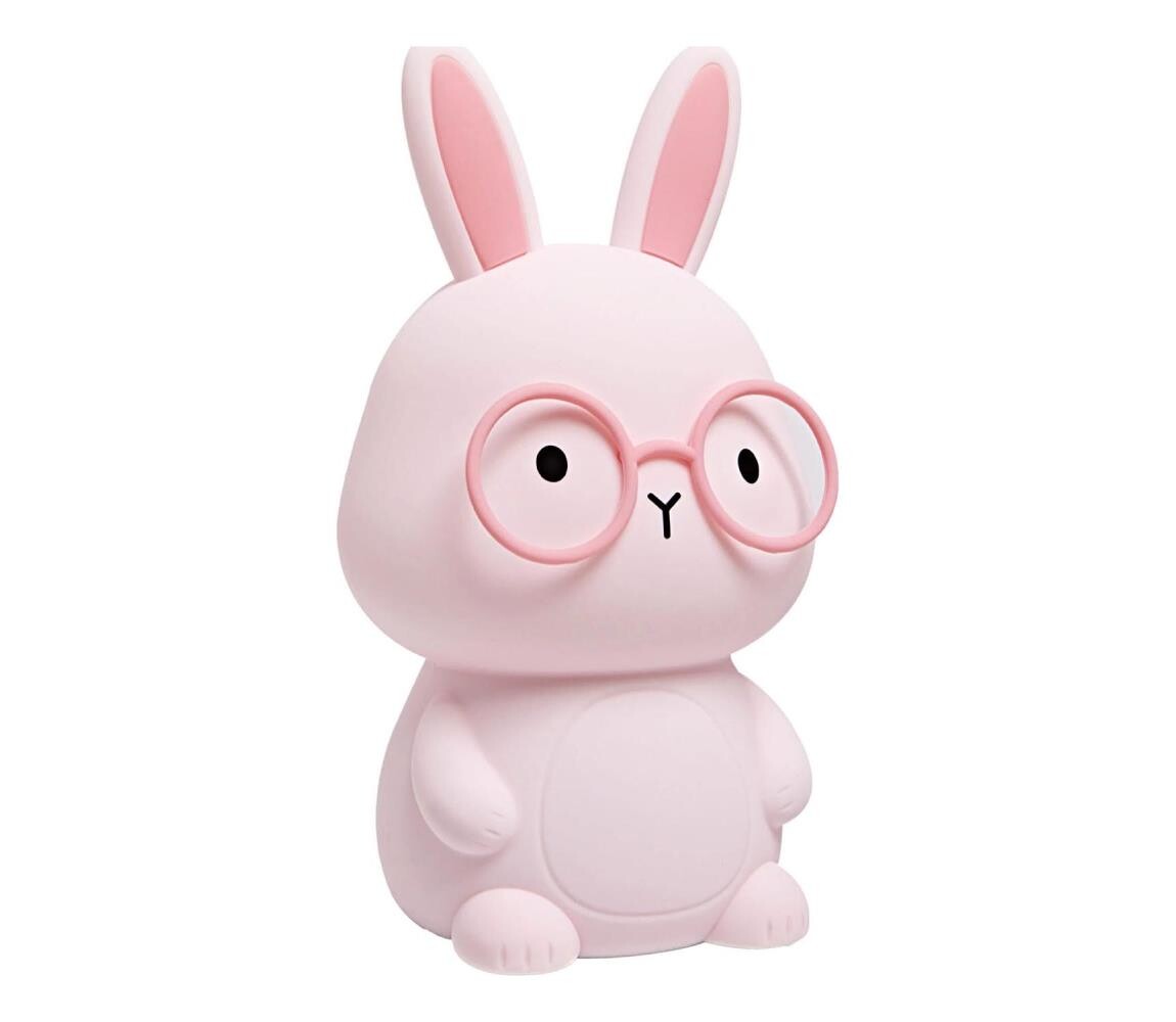 LED RGBW Stmívatelná dětská dotyková lampa FLORKA LED/1W/5V USB 1200 mAh růžová