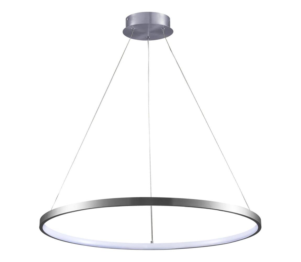 LED Lustr na lanku LEA LED/20W/230V 4000K pr. 50 cm matný chrom