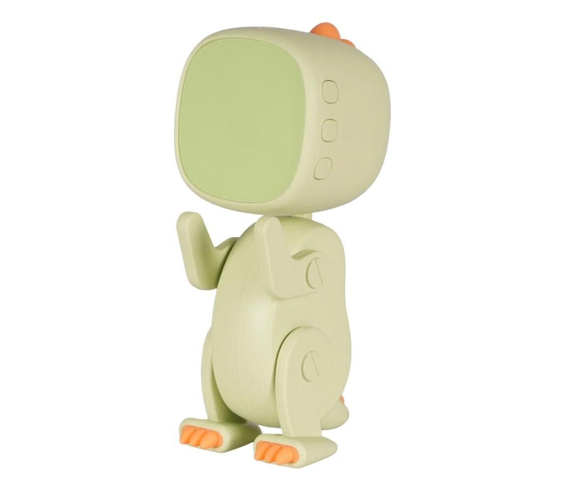 LED Stmívatelná dětská noční lampička s budíkem ROBOT LED/1W/5V 1200 mAh