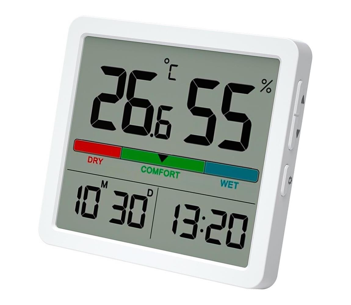 Winner Group Winner Group - Digitální teploměr s LCD displejem a vlhkoměrem 2xCR2032 bílá