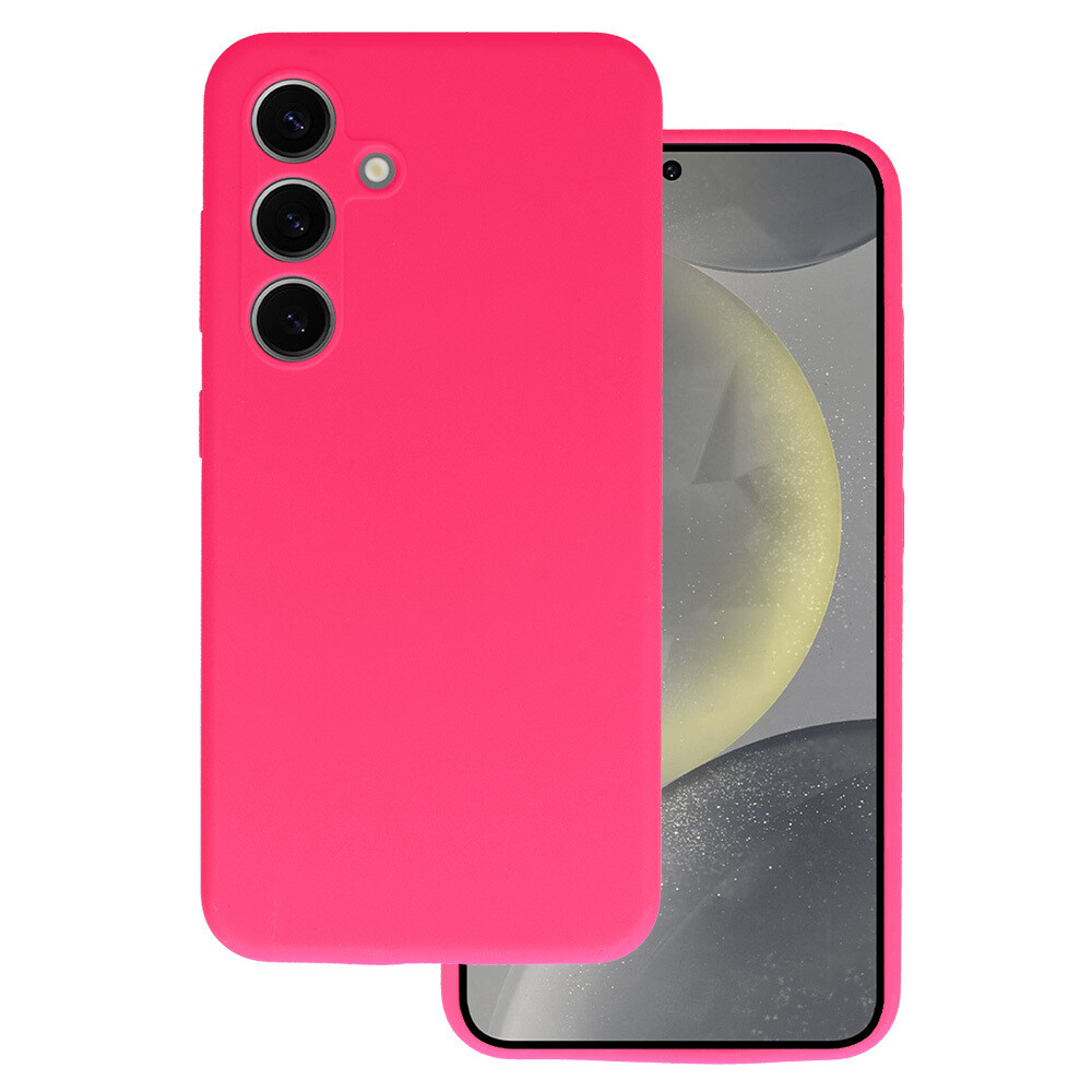 Zadní kryt Silicone Lite pro Xiaomi Redmi Note 14 Pro 4G fuchsiový