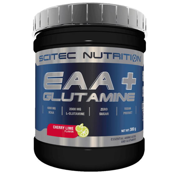 SciTec Nutrition Scitec EAA+ Glutamine Příchuť: mango, Velikost balení: 300 Gramů