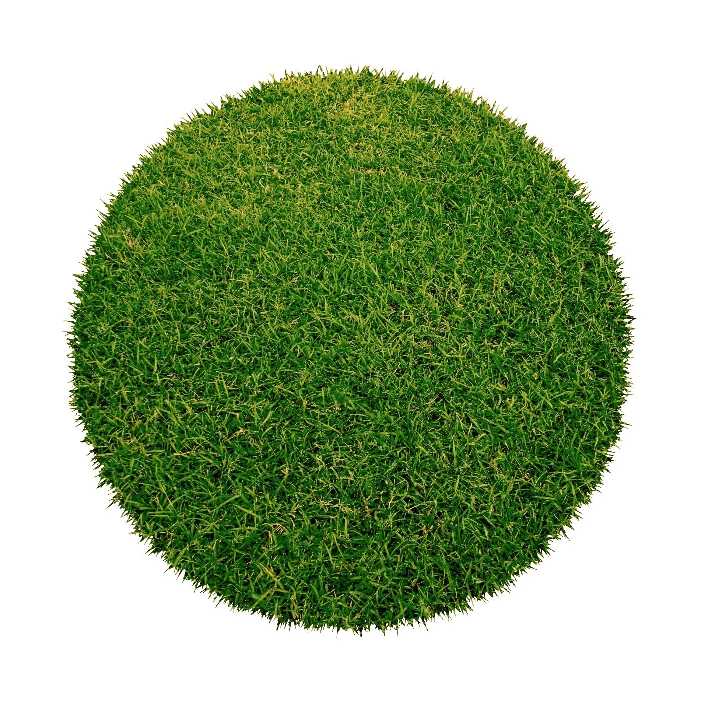 Umělá tráva Botanic kruh, 200x200 (průměr) kruh, zelená, exteriér, Europe Grass