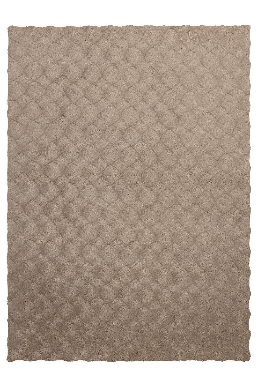 Kusový koberec Diamond Cut 800 Taupe, 80x150, hnědá, ložnice, Obsession