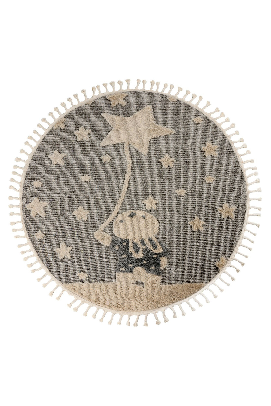 Dětský kusový koberec My Fano 393 Rast kruh, 133x133, šedá, dětský pokoj, Obsession