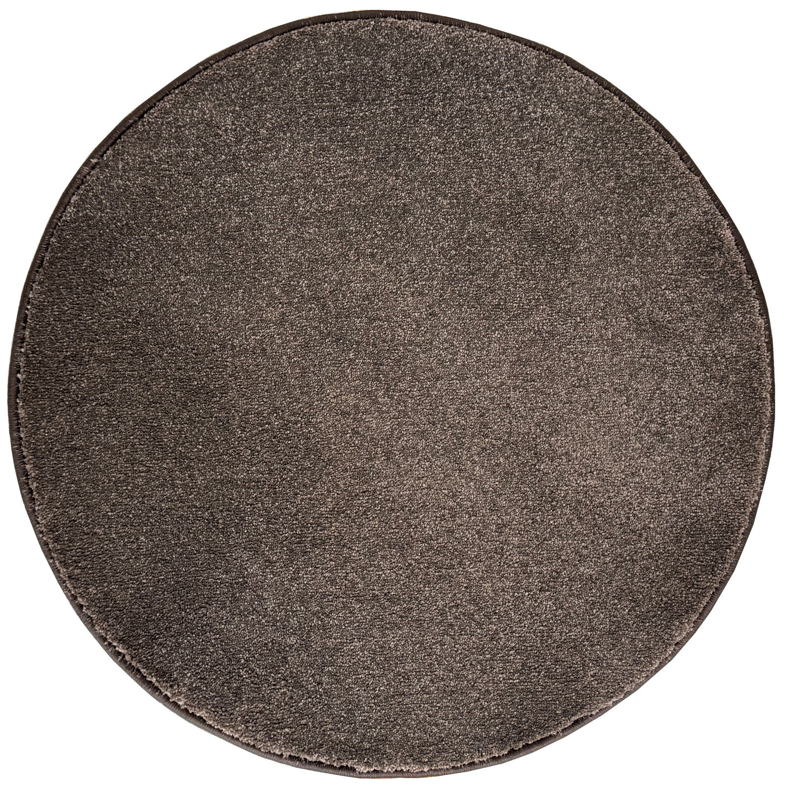 Kusový koberec Laguna LUX čokoláda kruh, 57x57 (průměr) kruh, hnědá, dětský pokoj, Vopi