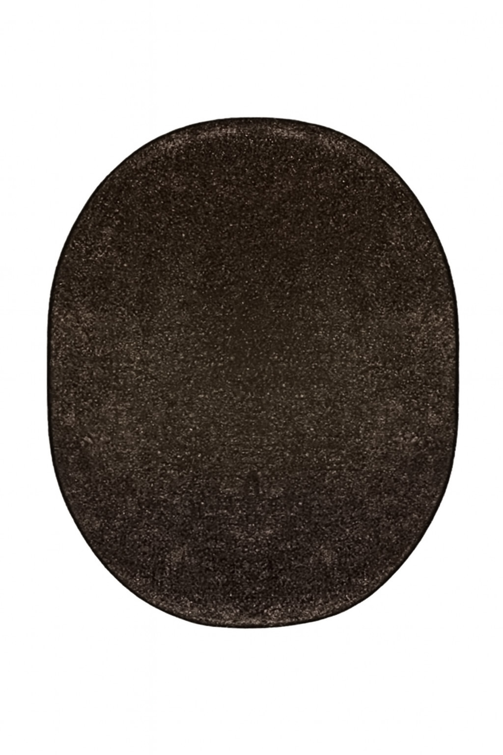 Kusový koberec Laguna LUX čokoláda ovál, 80x150 ovál, hnědá, dětský pokoj, Vopi