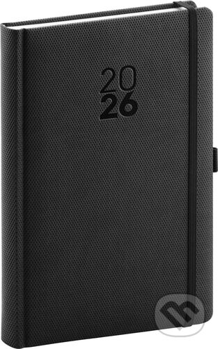 Denní diář 2026 Diamante černý - Notique