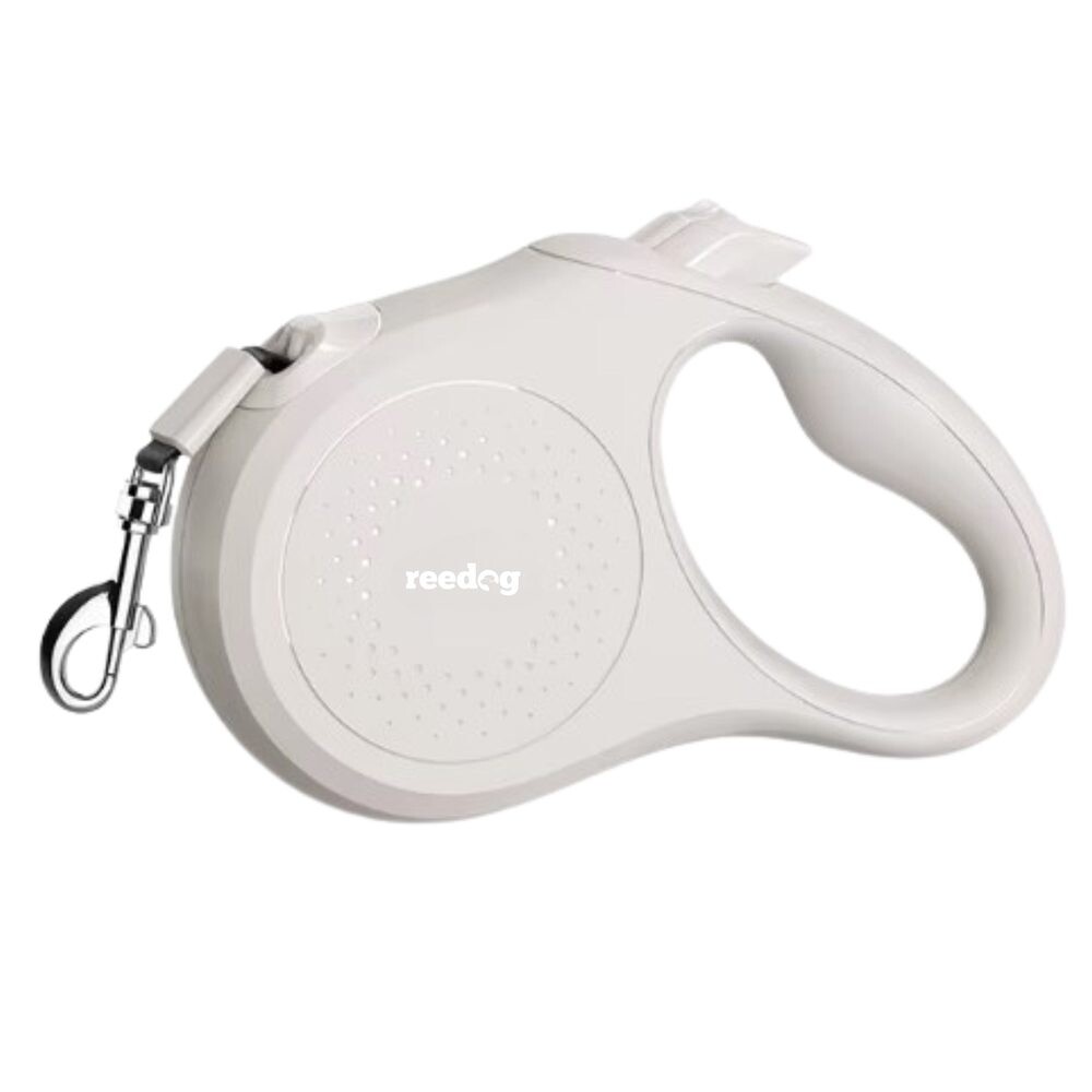 Reedog Senza Basic samonavíjecí vodítko M 25kg/ 5 m páska / pastelové bílé | Vodítka pro psy