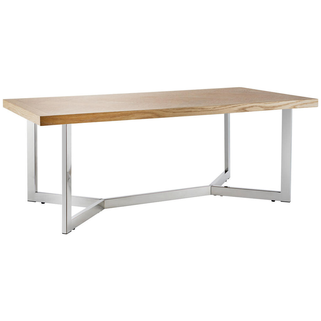 Livetastic KONFERENČNÍ STOLEK, barvy dubu, barvy nerez oceli, dřevo, kov, kompozitní dřevo, 120/44/60 cm