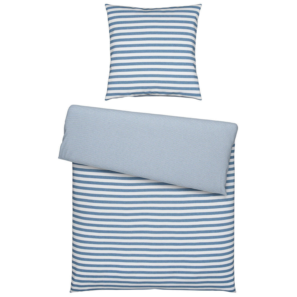 Bio:Vio OBOUSTRANNÉ POVLEČENÍ, žerzej, modrá, 135/200 cm