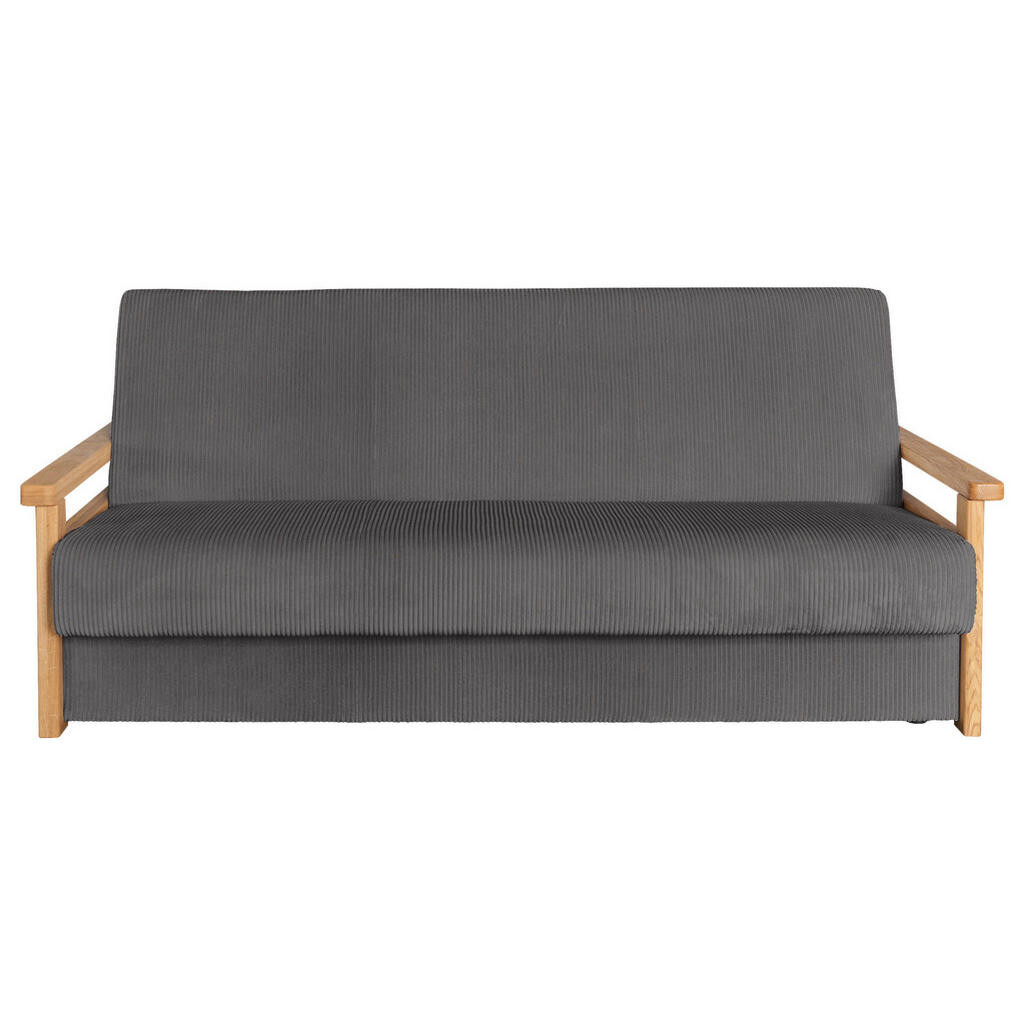 P & B ROZKLÁDACÍ POHOVKA, textil, barvy grafitu