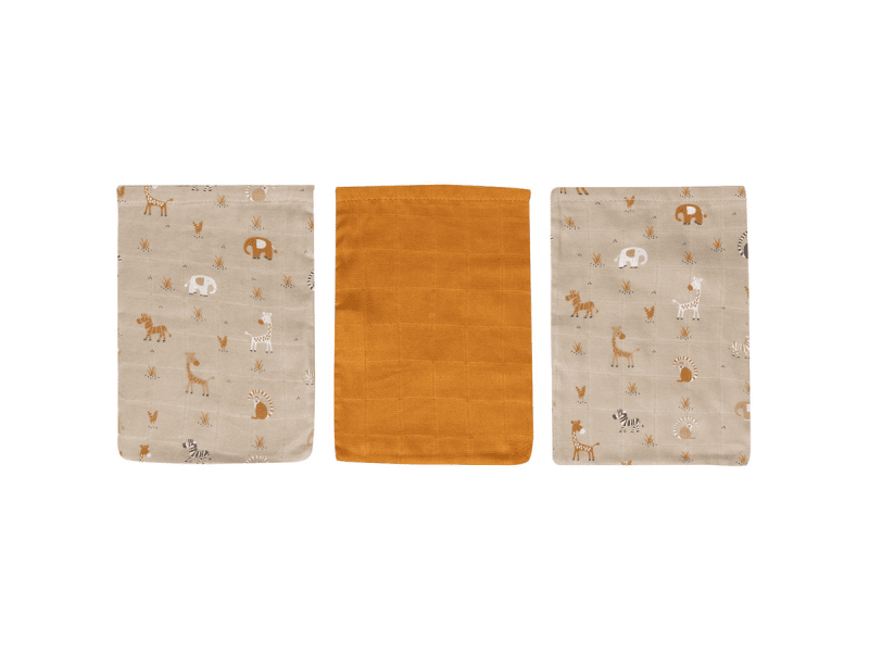 Bebe-jou Bambusové mušelínové žínky Steppe 3ks