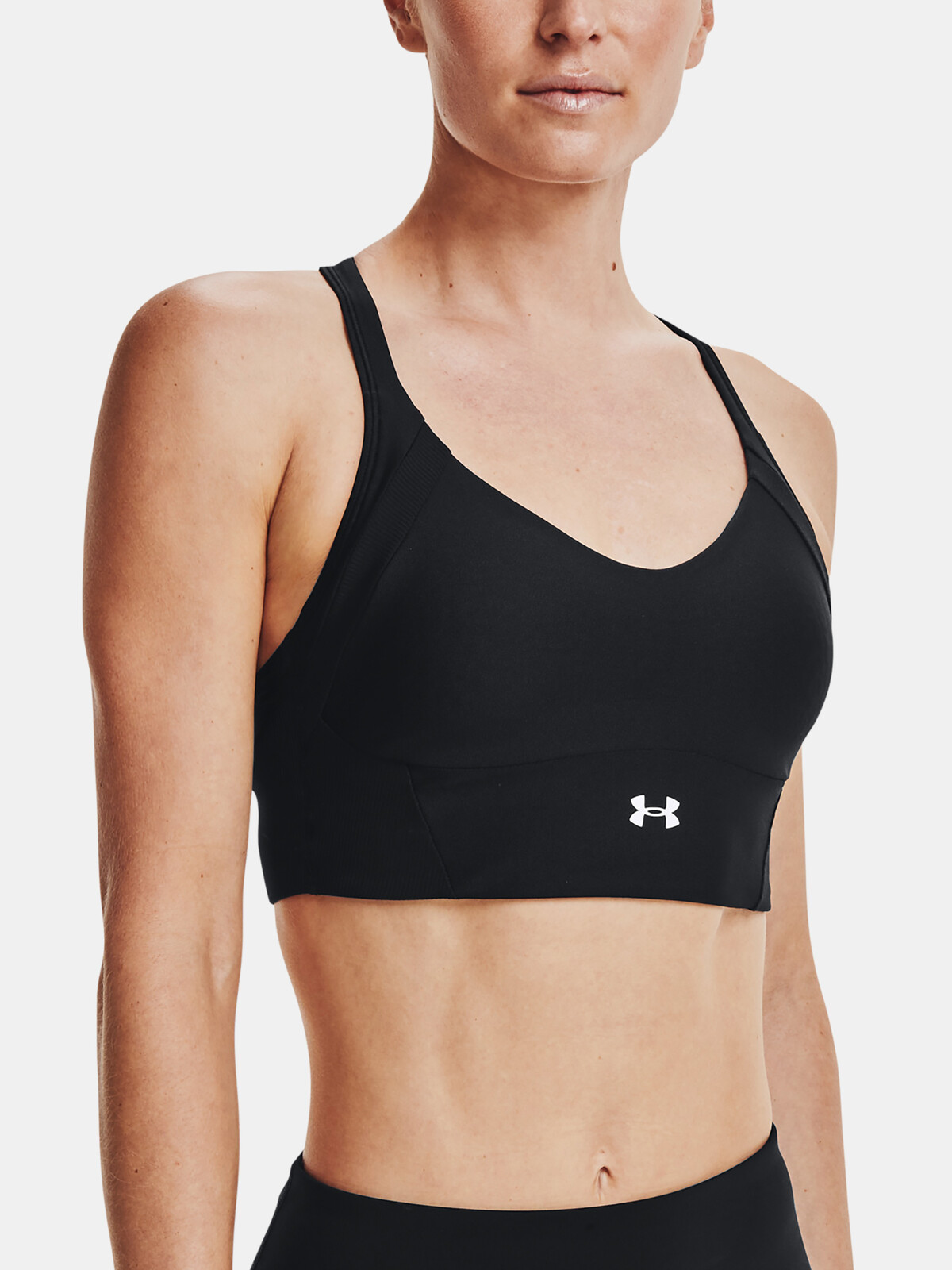 Under Armour Podprsenka UA Infinity Mid Rib Bra-BLK - Dámské