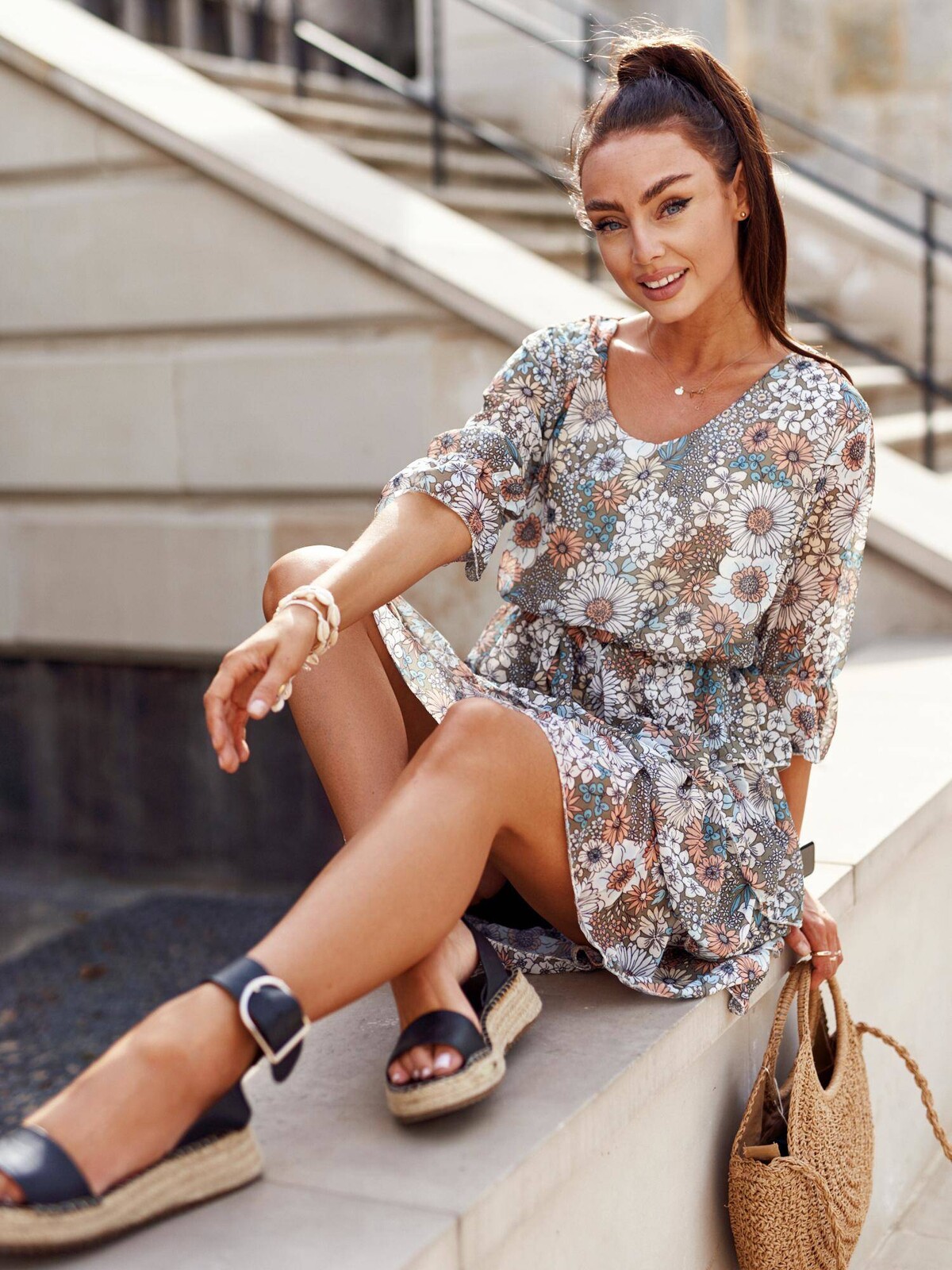 Khaki dress Yups cwd0459. R93