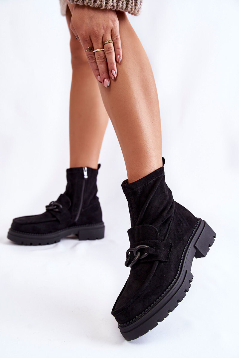 Dámské semišové kozačky La.Fi