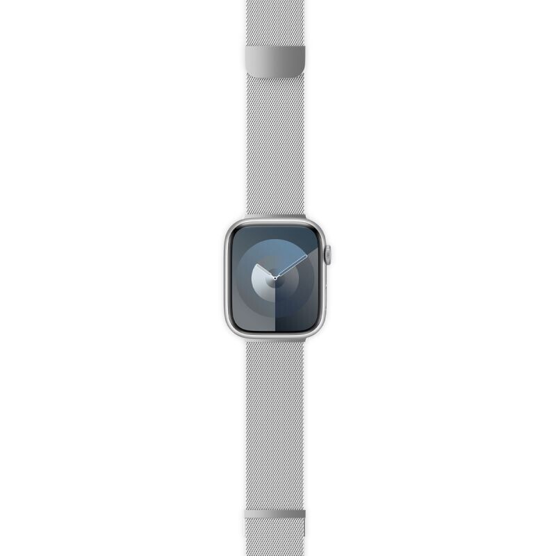Epico Watch Strap Milanese+ 38/40/41 mm - striebrorná