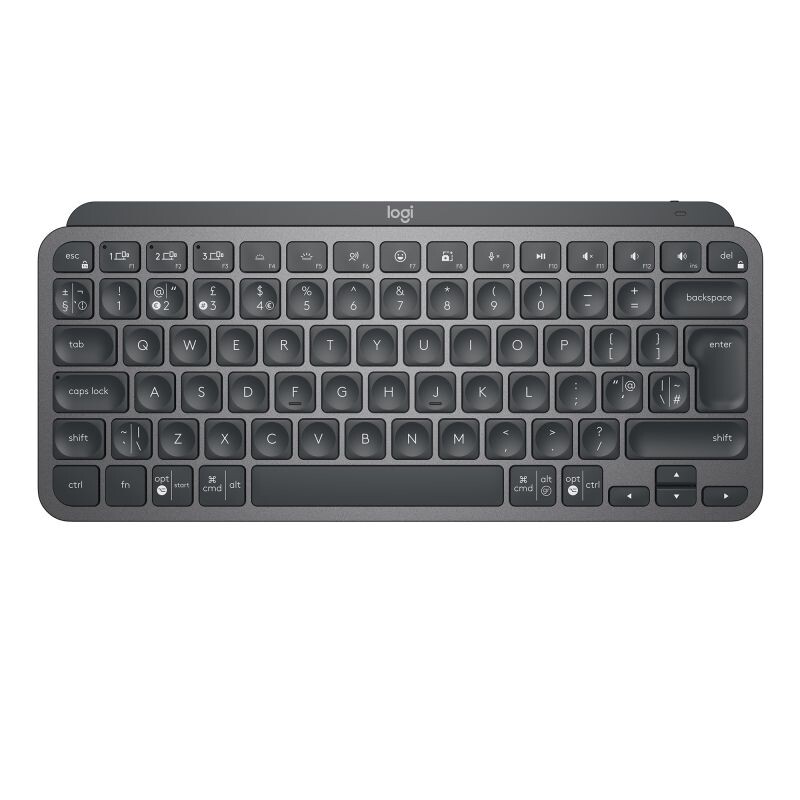Logitech MX Keys Mini - bezdrátová podsvícená klávesnice, US - grafitová