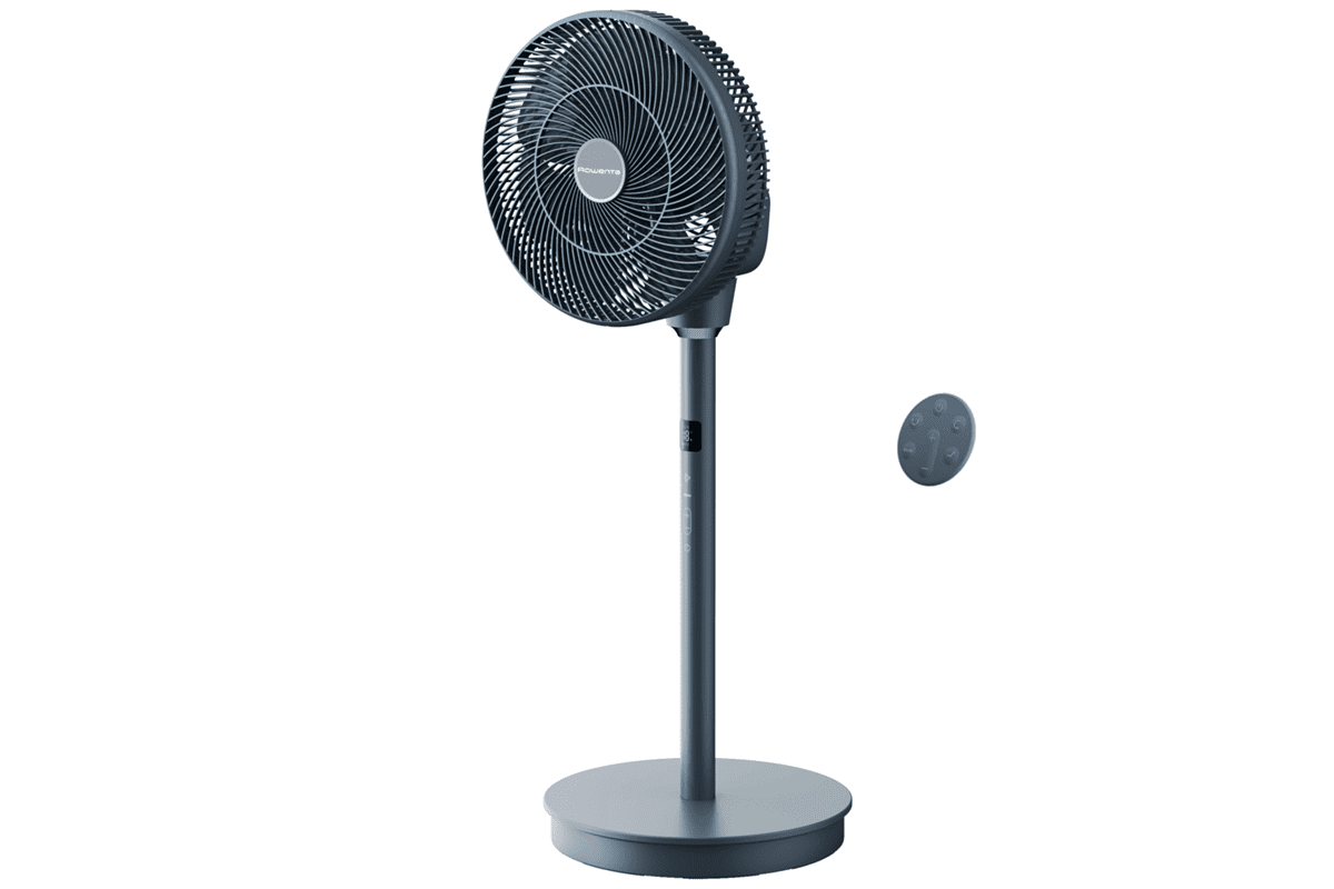 Stojanový ventilátor Rowenta Turbo Swift Silence QV5041F0 Černý