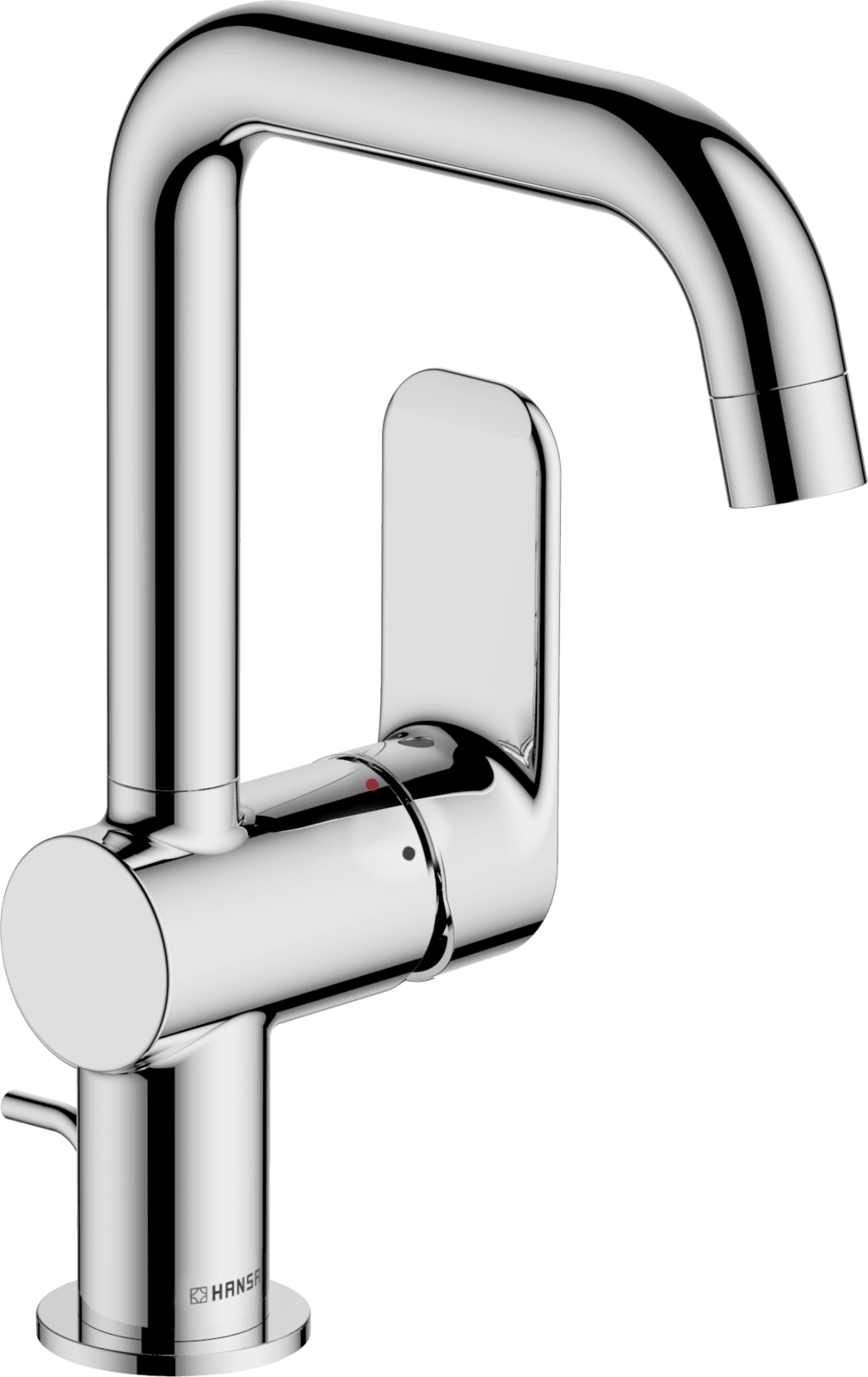 Umyvadlová baterie Jednopáková s bočním ovládáním HANSA BASIC 55552243