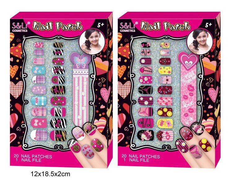 Nehtové studio dekorace s pilníkem set