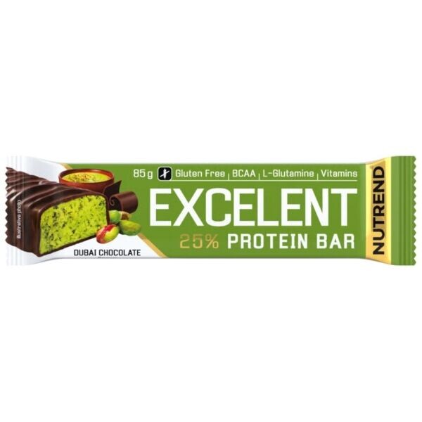 Nutrend EXCELENT PROTEIN BAR 85 G DUBAJSKÁ ČOKOLÁDA Proteinová tyčinka, , velikost