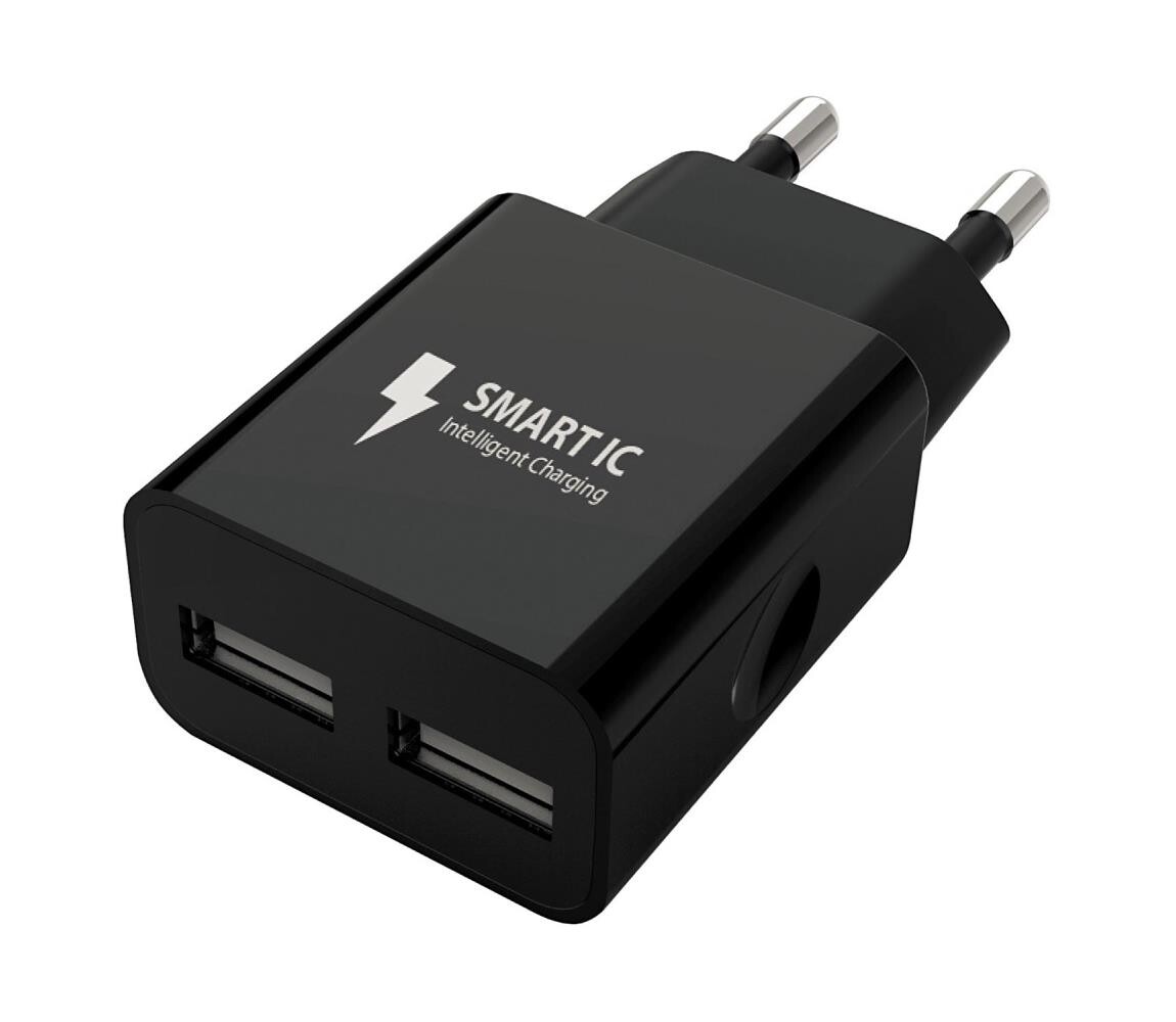 Winner Group Winner Group - Nabíjecí adaptér 2xUSB-A 12W černá