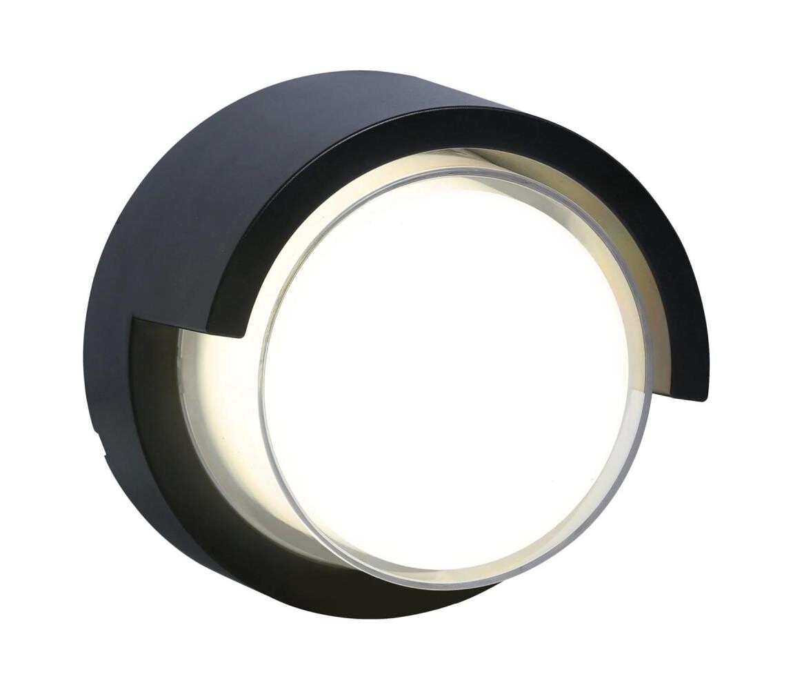 LED Venkovní nástěnné svítidlo ESSEN LED/10W/230V IP44 černá