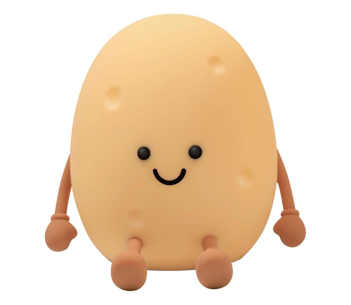 LED RGBW Stmívatelná dětská dotyková lampa POTATO LED/2W/5V USB 1200 mAh