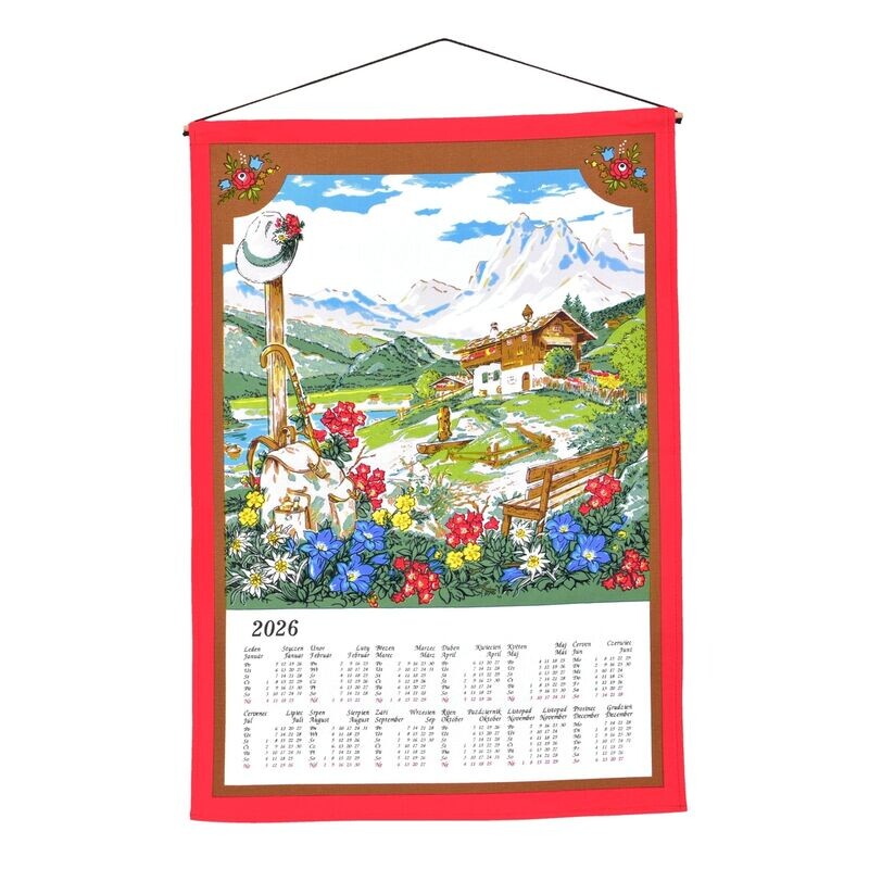 Kalendář textilní, HORAL 2026