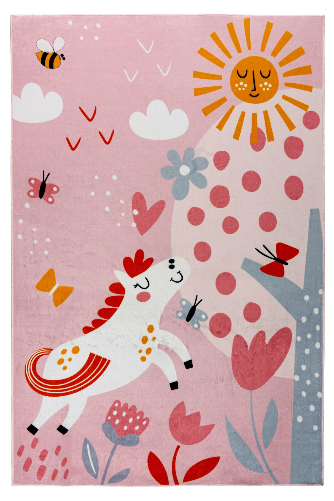 Dětský kusový koberec Magic Kids ML 101 Flho, 115x160, růžová, dětský pokoj, Obsession