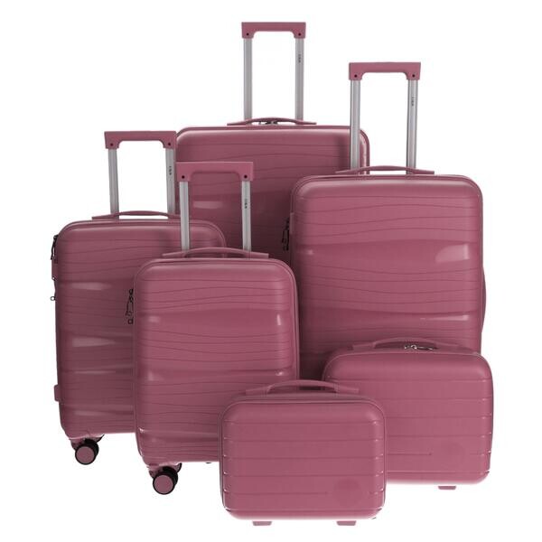 Cestovní kufr, starorůžový