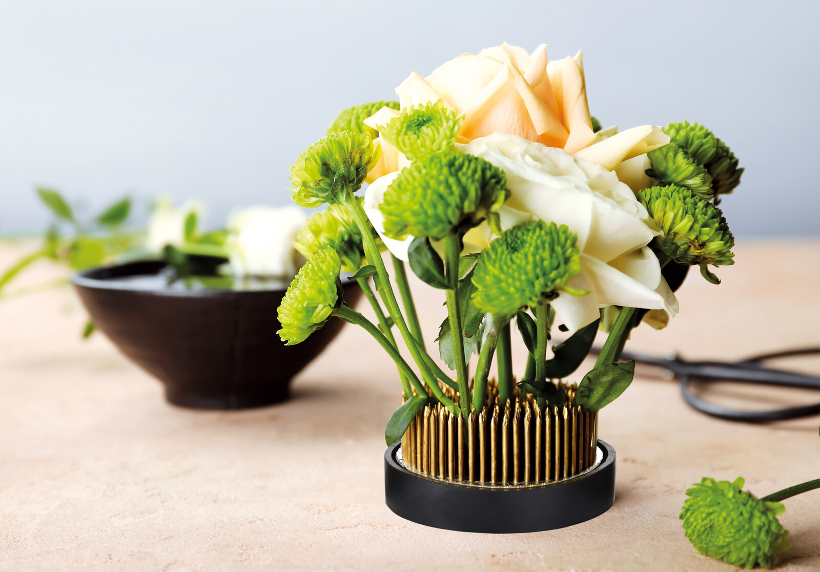 IKEBANA | Aranžovací napichovací ježek na květiny | Ø 6 cm | 450 g