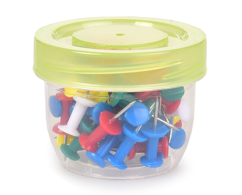 OFFICE | 50 ks připínáčků | pro nástěnky, korkové tabule & plánovače