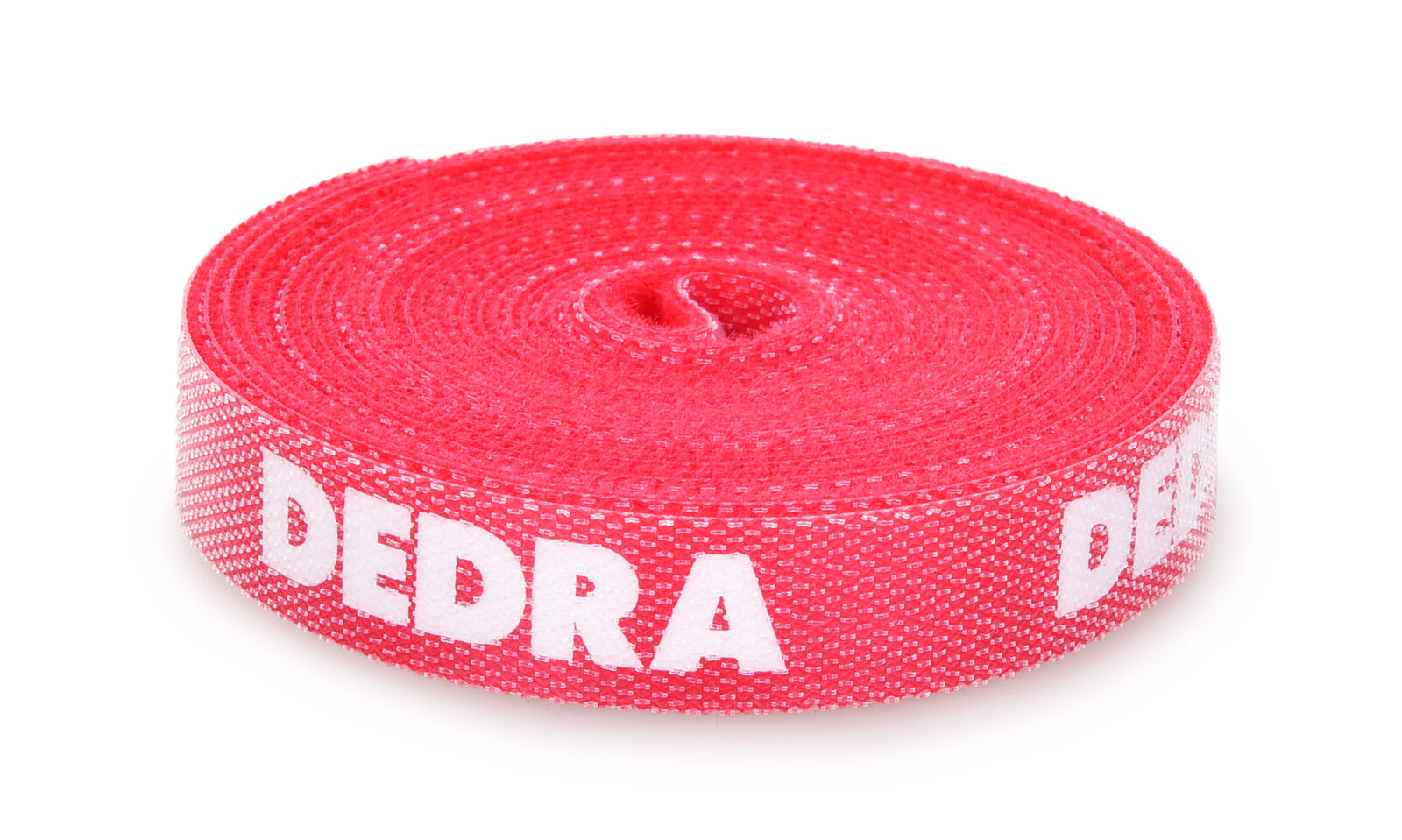 OFFICE | Organizér kabelů na suchý zip s logem DEDRA | 3 m stahovací páska na kabely | opakovaně použitelná