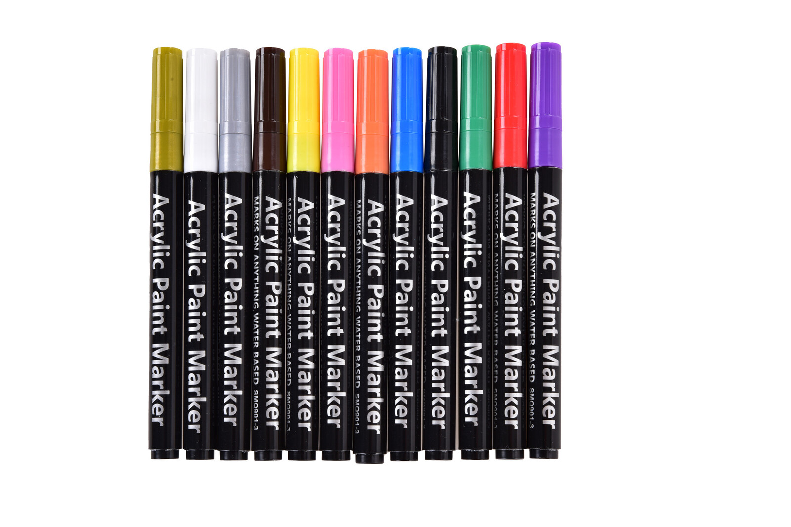 ART | Sada 12 ks akrylových uměleckých popisovačů | pro psaní & malování na různé povrchy